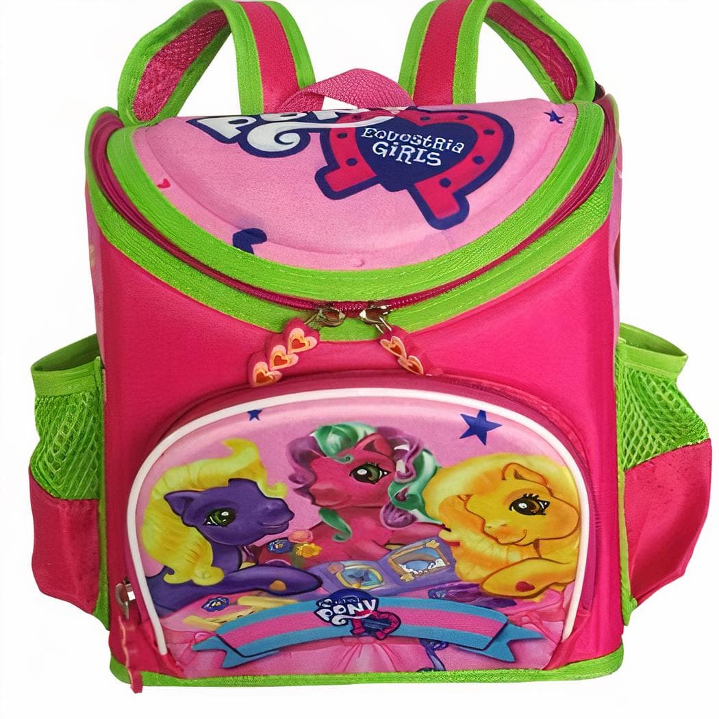 Sac à dos dépliable pour enfant avec différents héros - rose