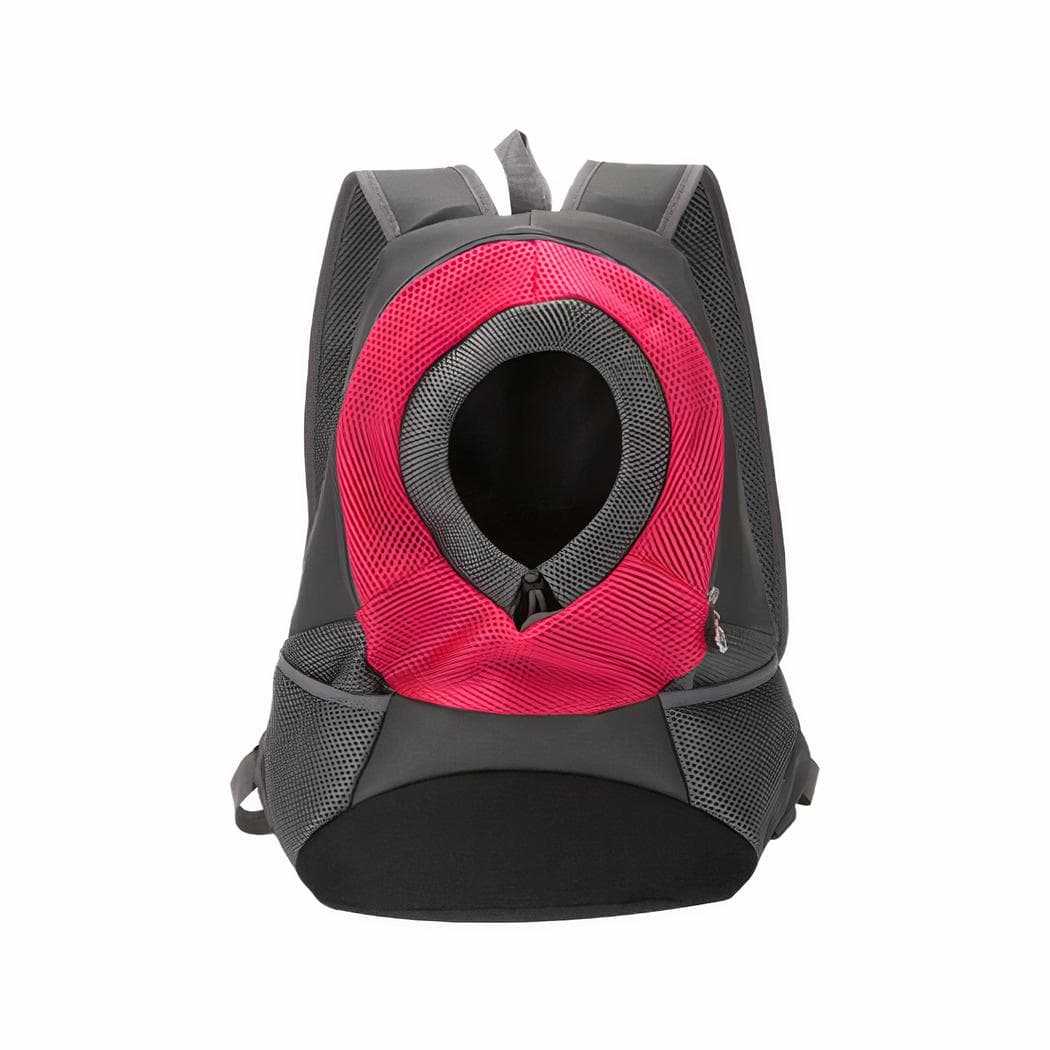 Sac à dos chat en maille respirante avec trou - rose,s