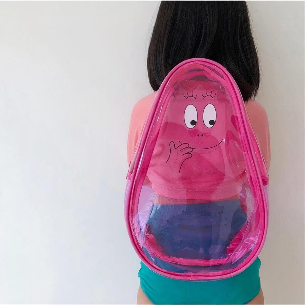 Sac à dos été transparent pour enfant - rose