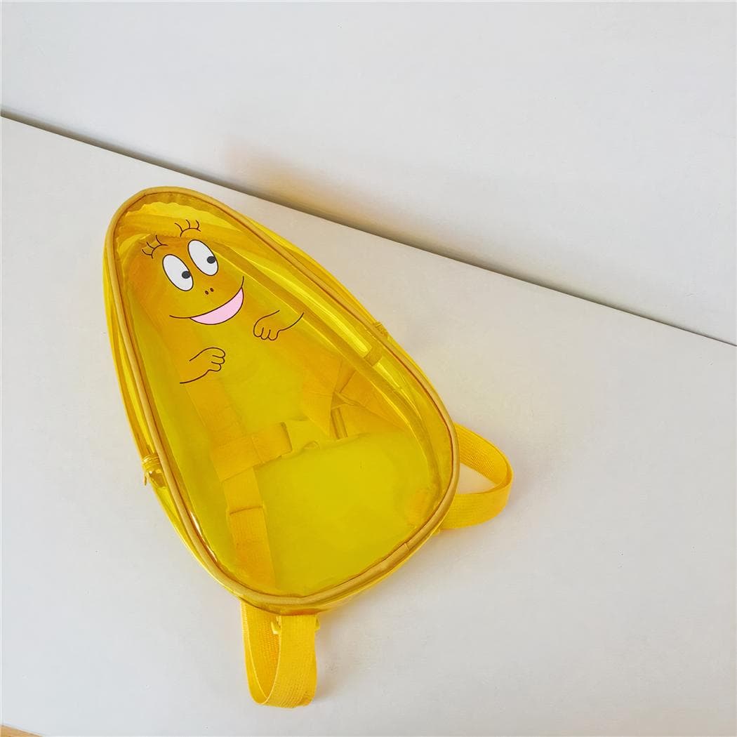 Sac à dos été transparent pour enfant - jaune