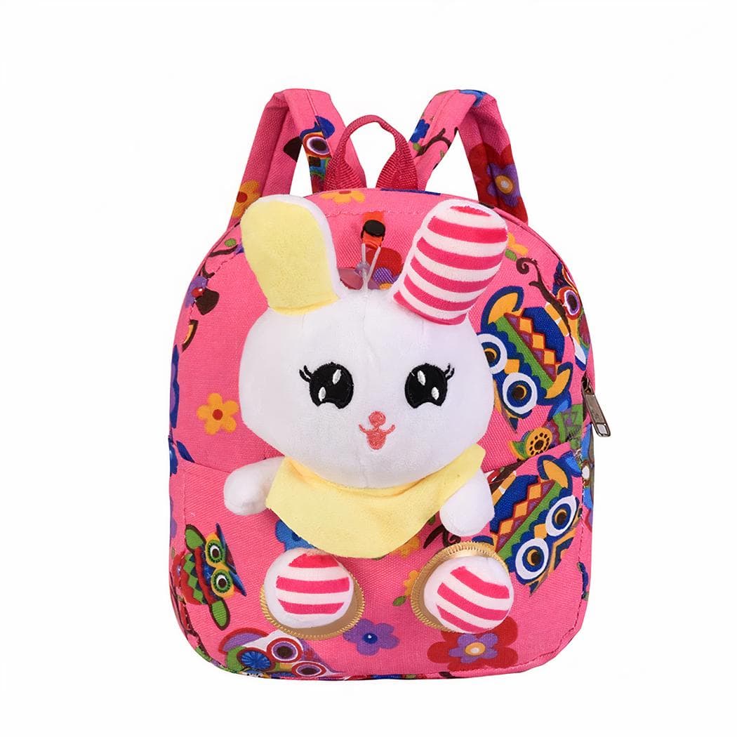Sac à dos maternelle avec lapin mignon - rose