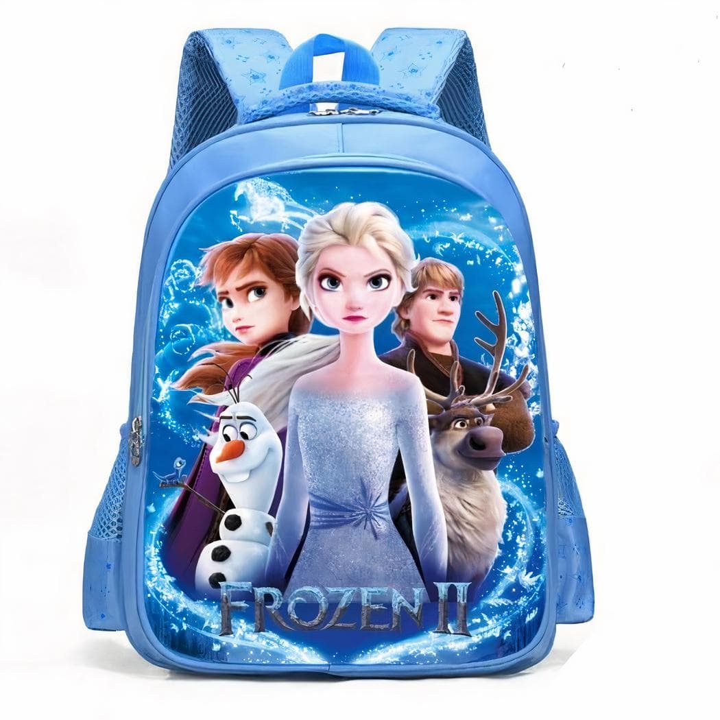 Sac à dos Elsa et Anna La Reine des Neiges - bleu-fonce