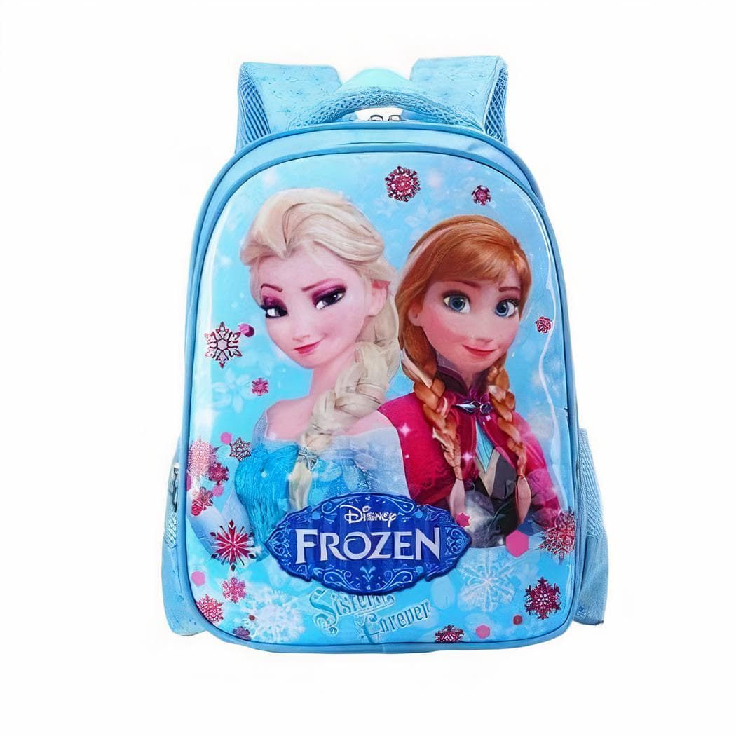 Sac à dos Elsa et Anna La Reine des Neiges - bleu