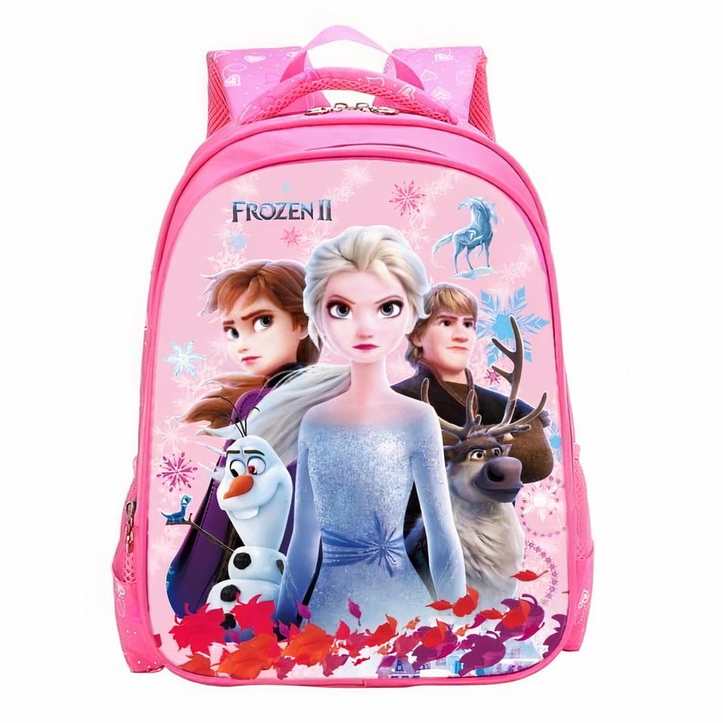 Sac à dos Elsa et Anna La Reine des Neiges - rose