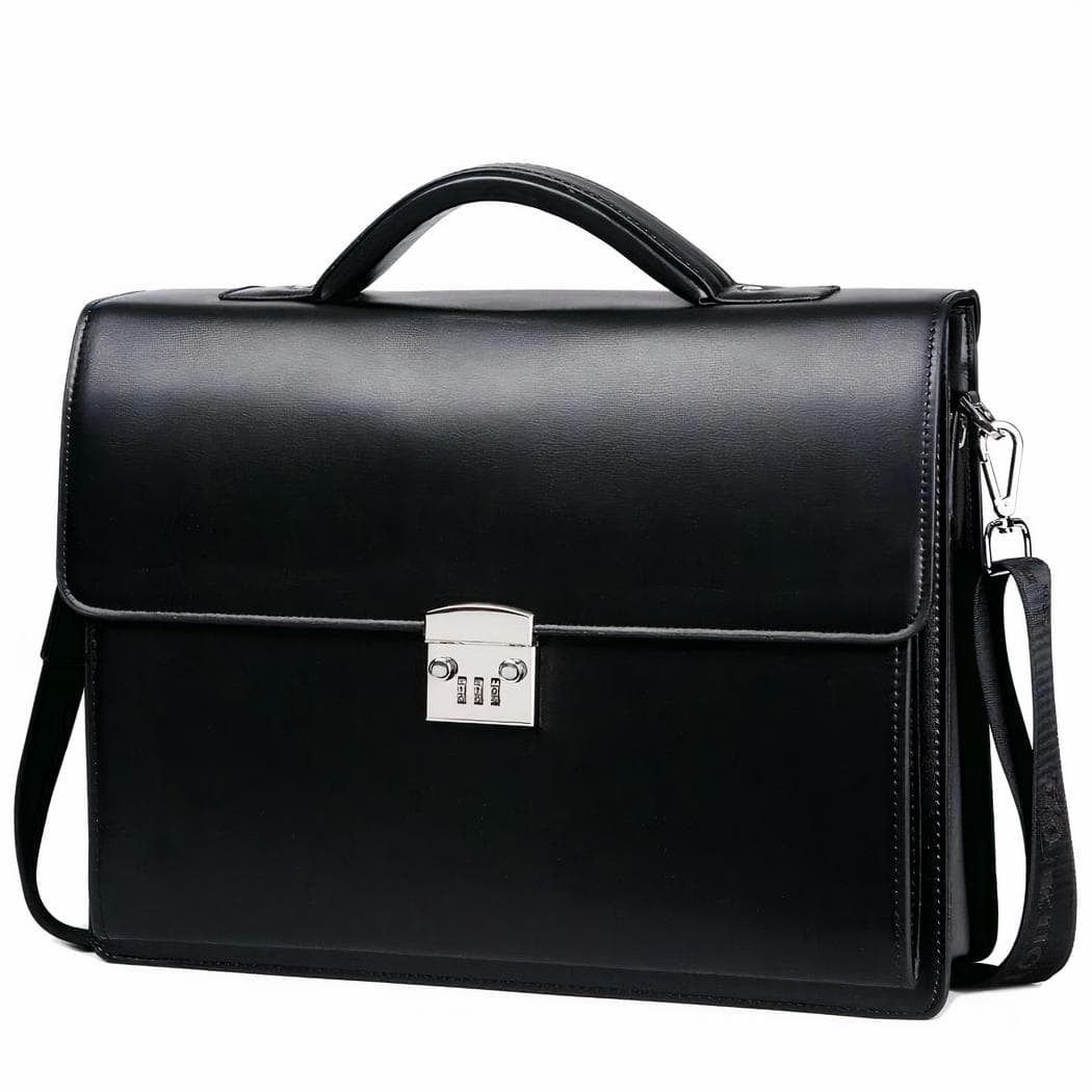 Sac cartable classique homme - noir