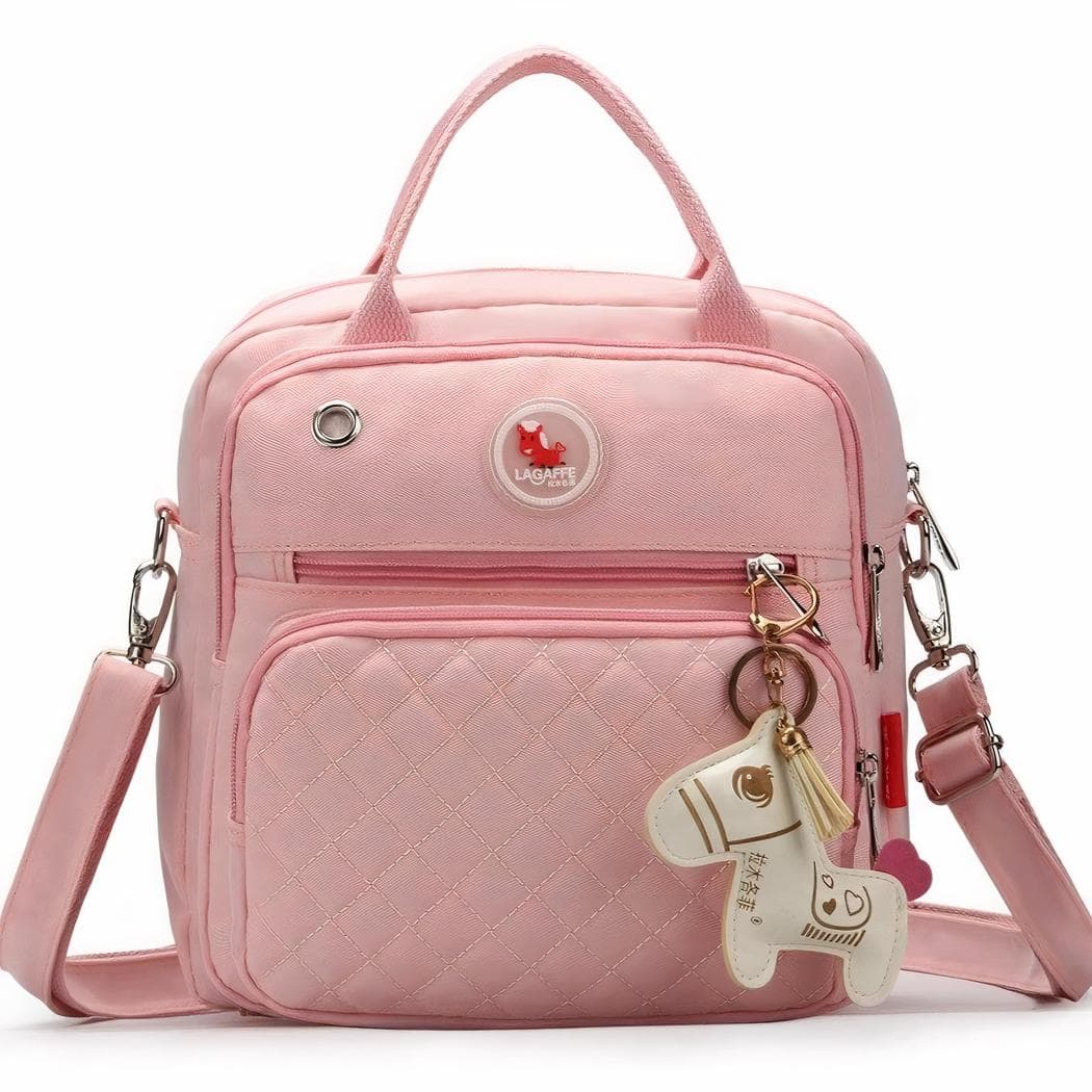 Sac à langer bébé élégant et imperméable - rose