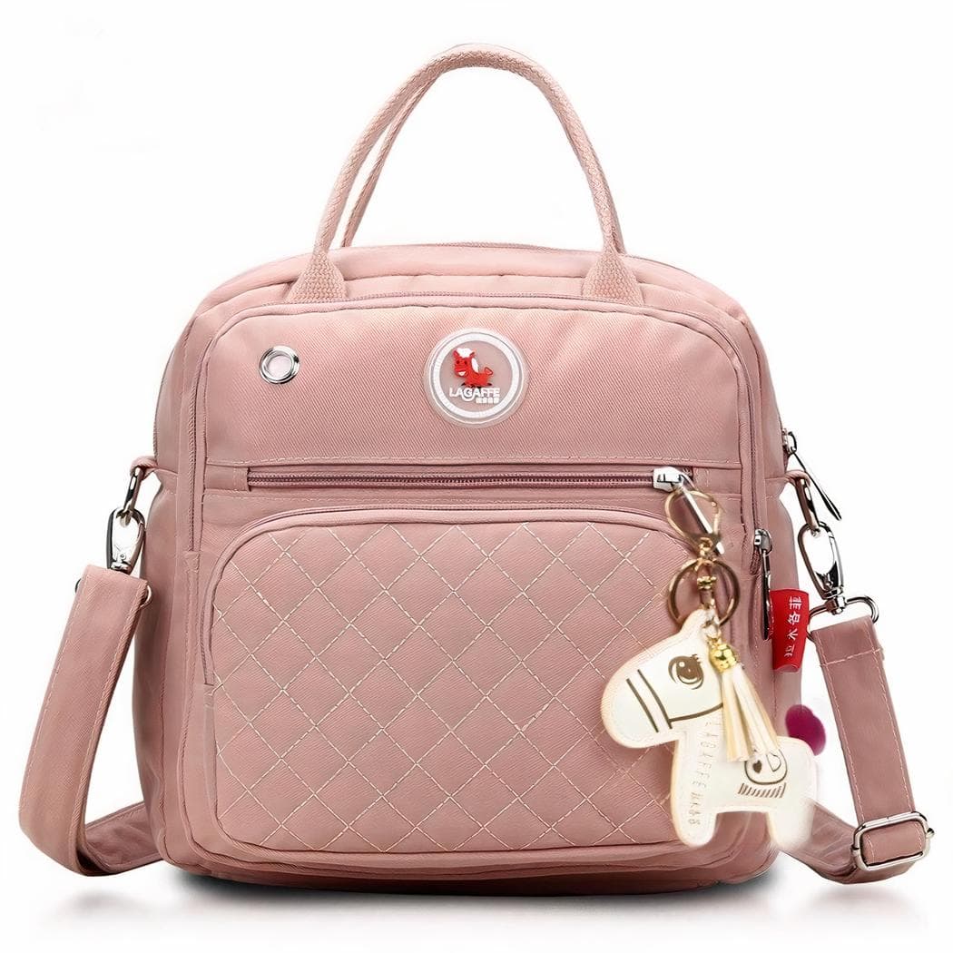 Sac à langer bébé élégant et imperméable - rose-fonce