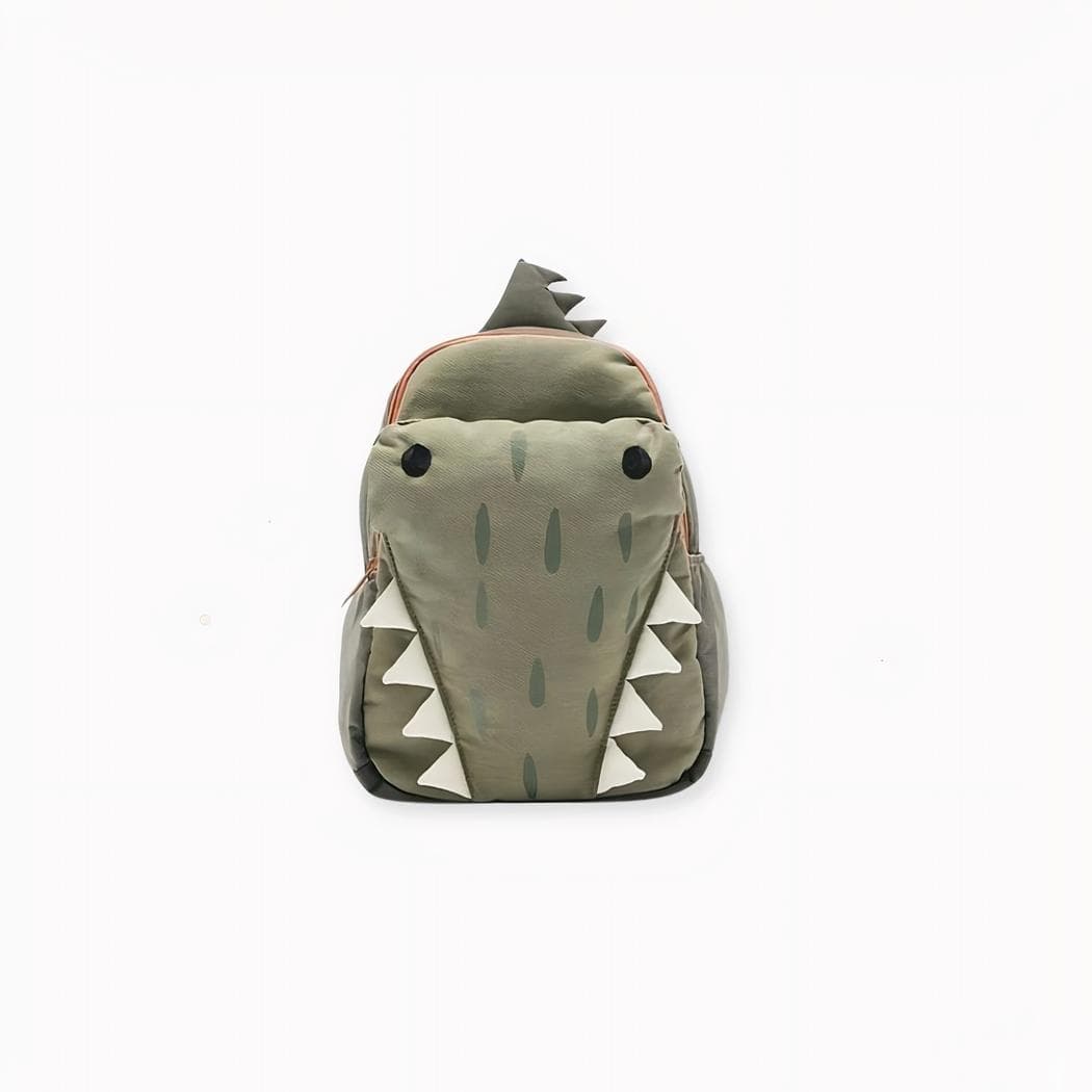 Sac à dos crocodile vert en 3D