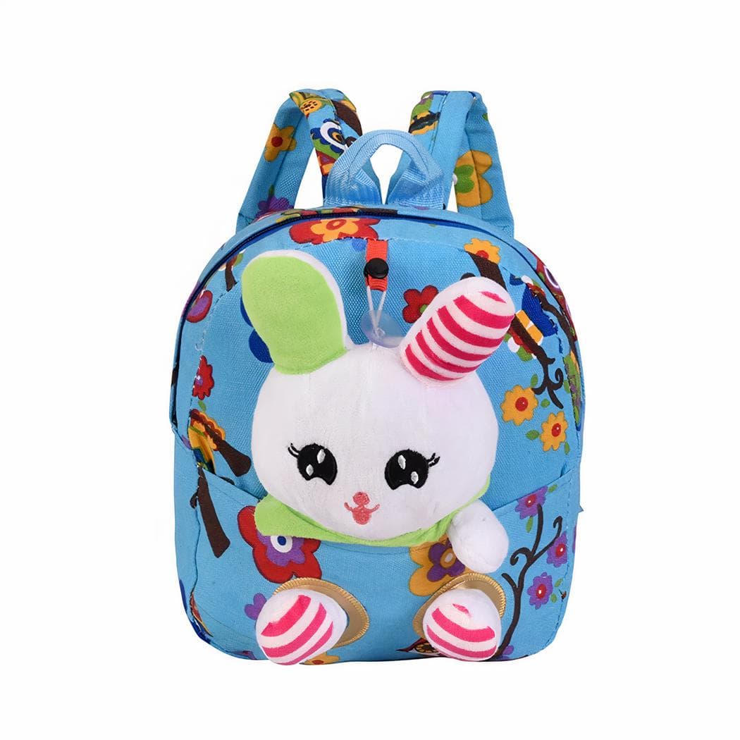 Sac à dos maternelle avec lapin mignon - bleu