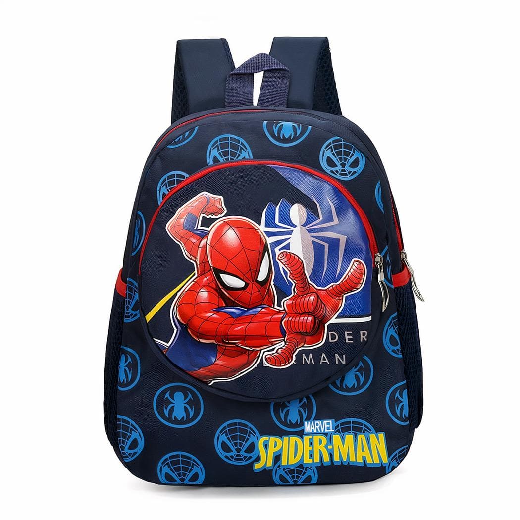 Sac à dos Spiderman mignon et coloré - bleu-fonce