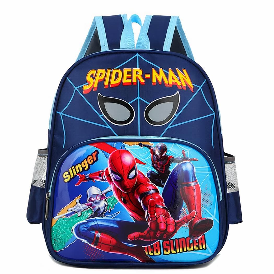 Sac à dos d'école Spiderman et ses amis - bleu-fonce