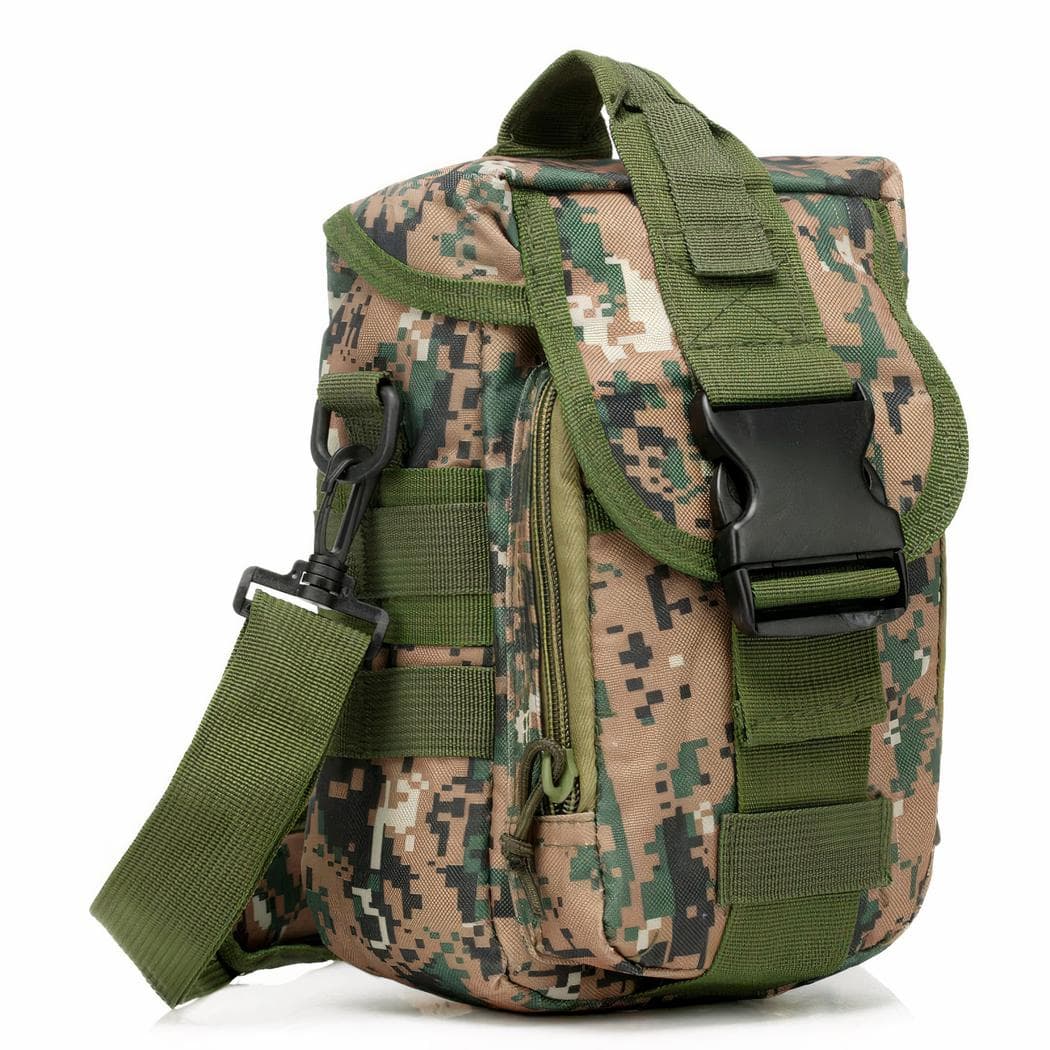 Sac à bandoulière militaire souple et imperméable - vert