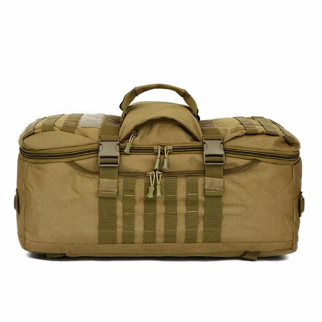 Sac à dos militaire 60L multifonction - marron