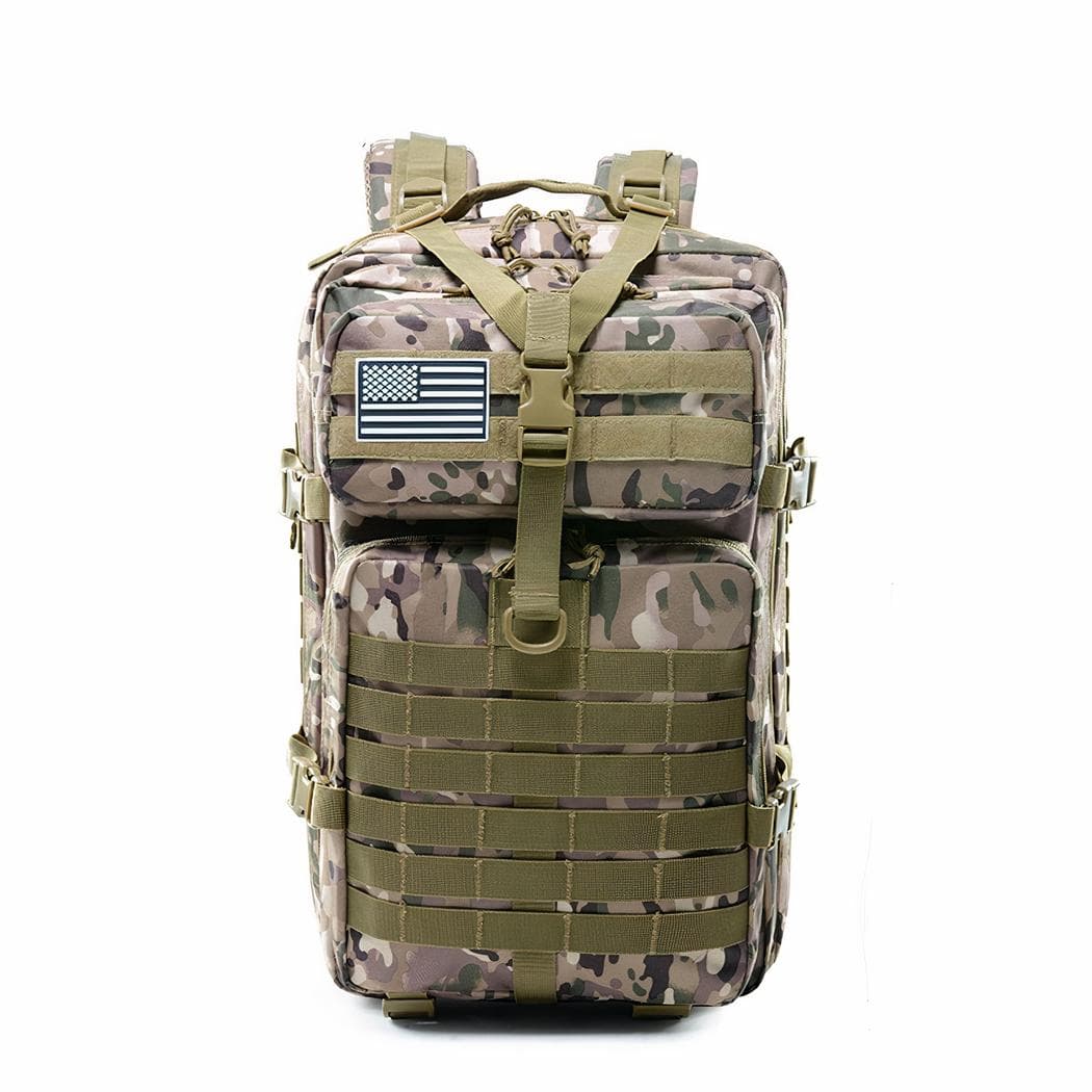 Grand sac à dos militaire de 50l - multicolore