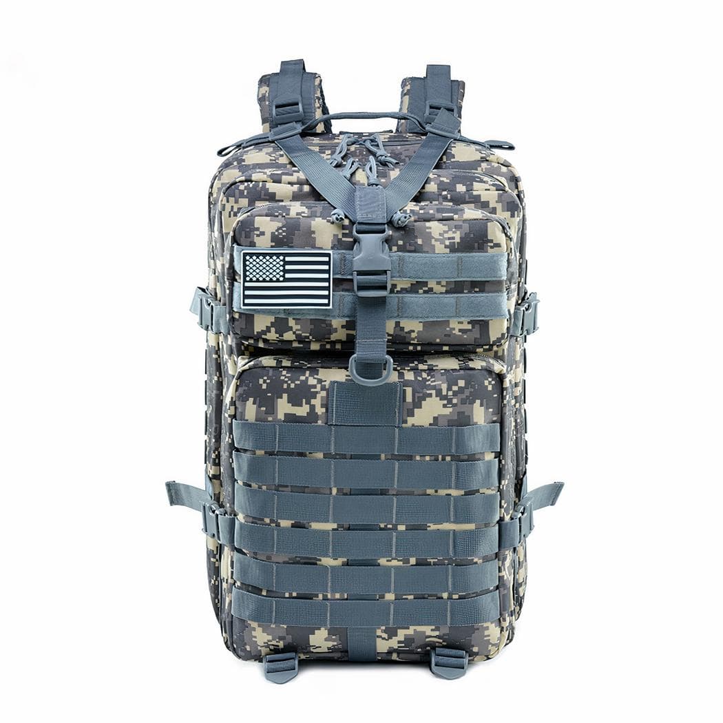 Grand sac à dos militaire de 50l - gris