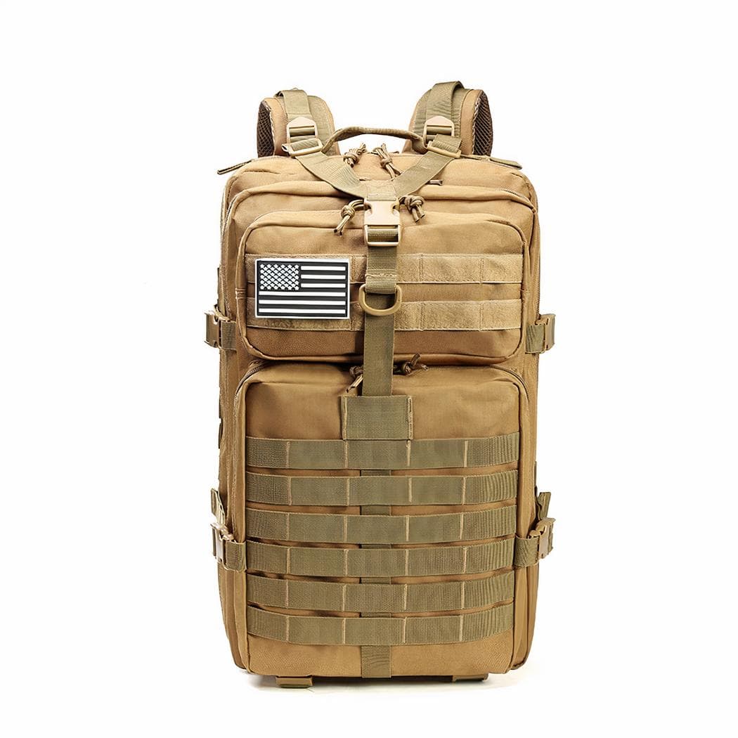 Grand sac à dos militaire de 50l - marron