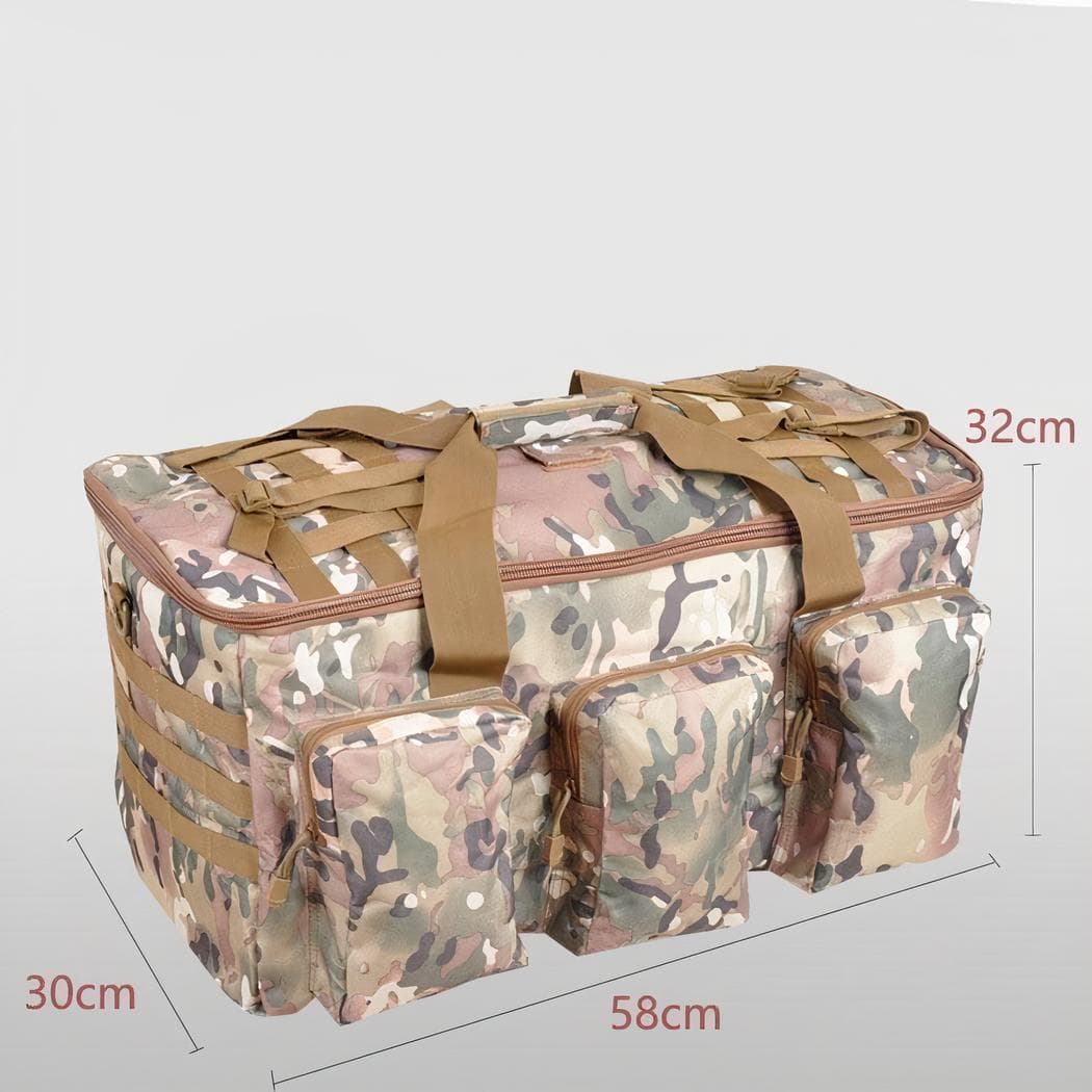 Sac à dos militaire grande capacité camouflage 50L - beige