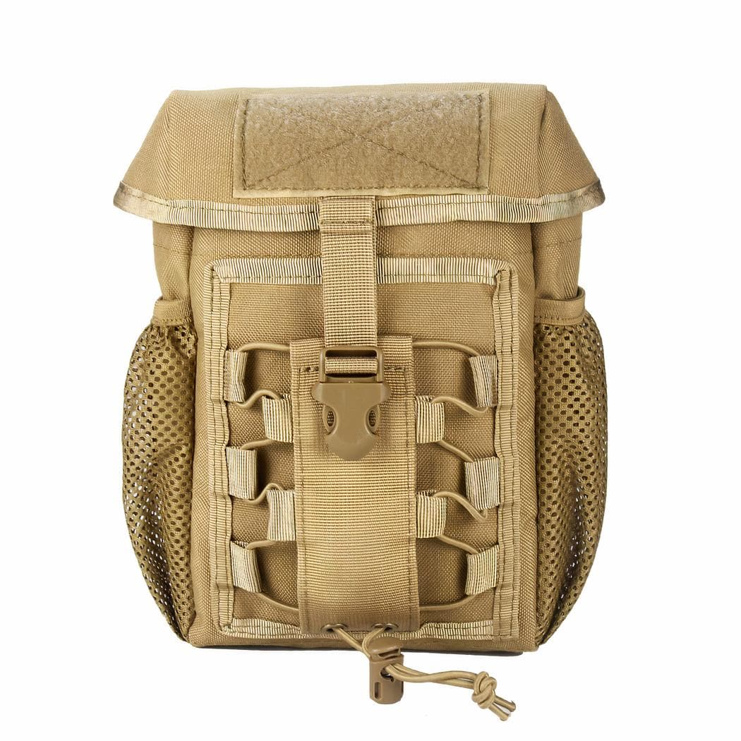 Sacoche militaire souple - marron