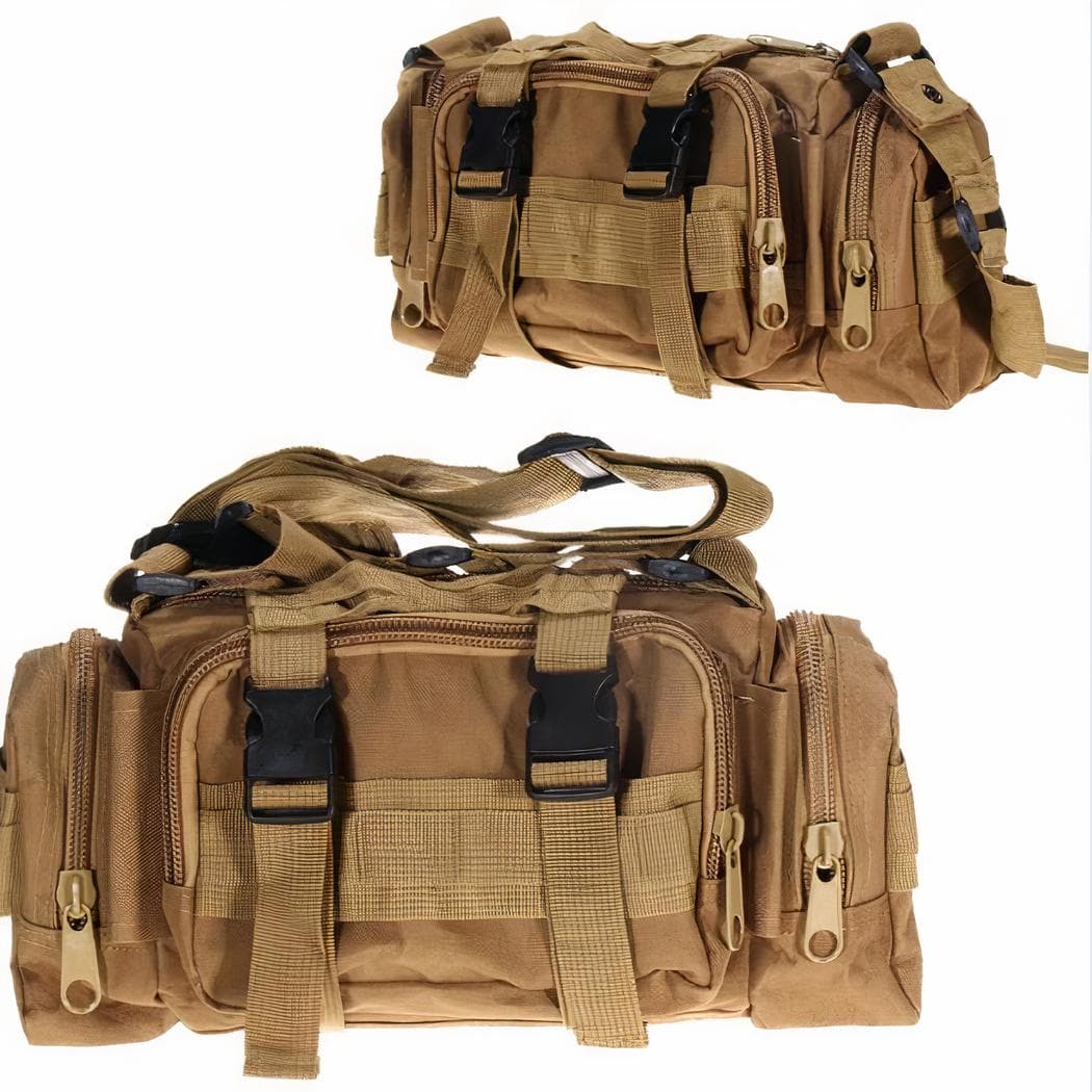 Sac en bandoulière militaire de haute qualité - marron