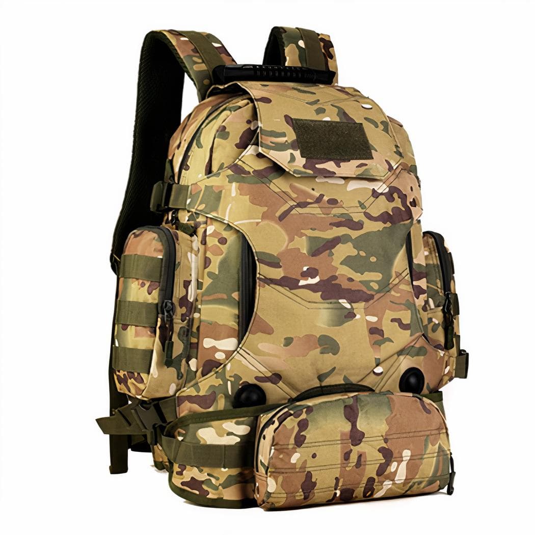 Sac à dos militaire multifonction 3 en 1 avec capacité de 40l - multicolore