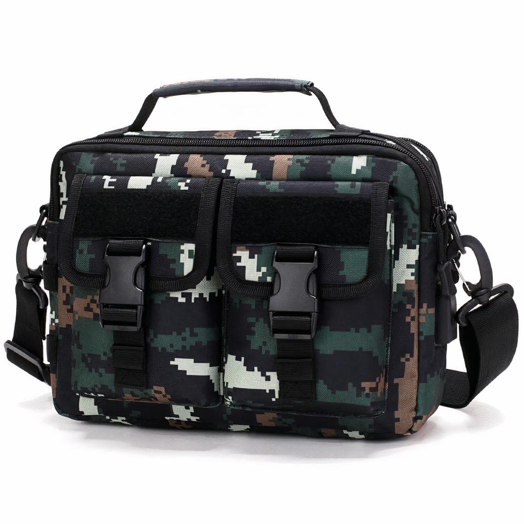 Sac à bandoulière militaire camouflage - multicolore