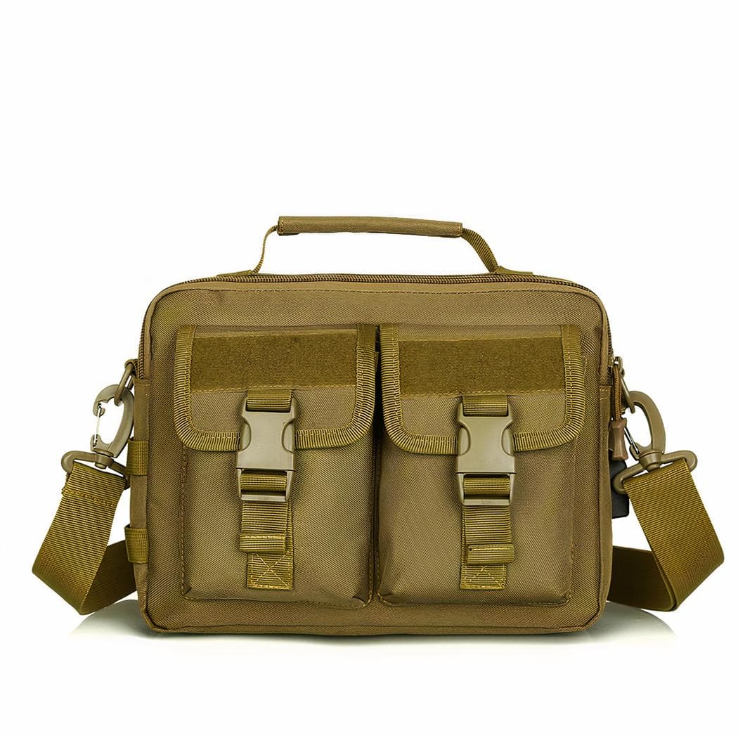 Sac à bandoulière militaire camouflage - marron