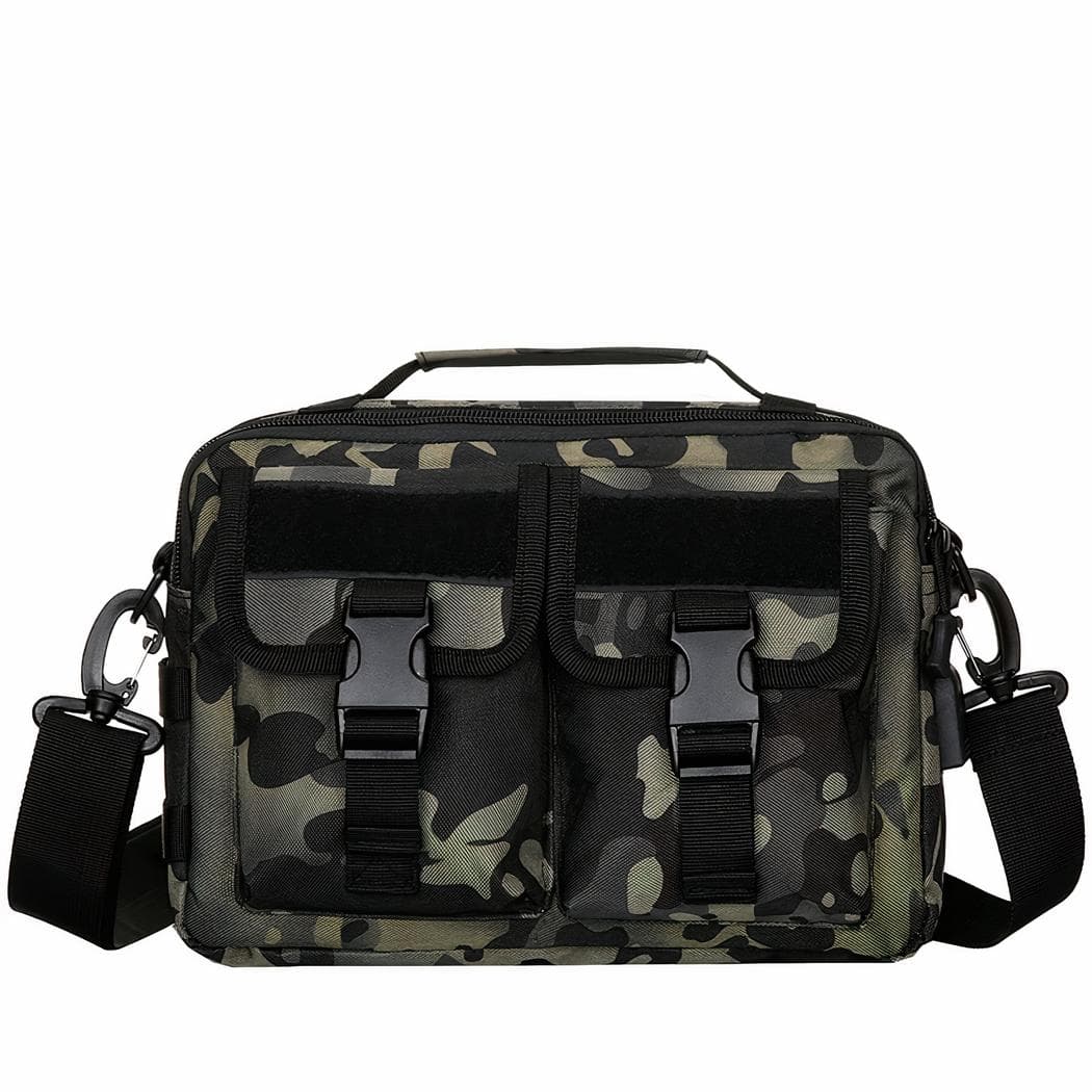 Sac à bandoulière militaire camouflage - gris