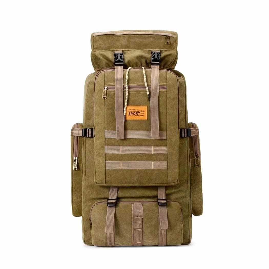 Sac à dos militaire grande capacité 100L - beige