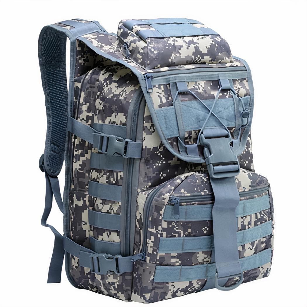 Sac à dos militaire sports de plein air - bleu