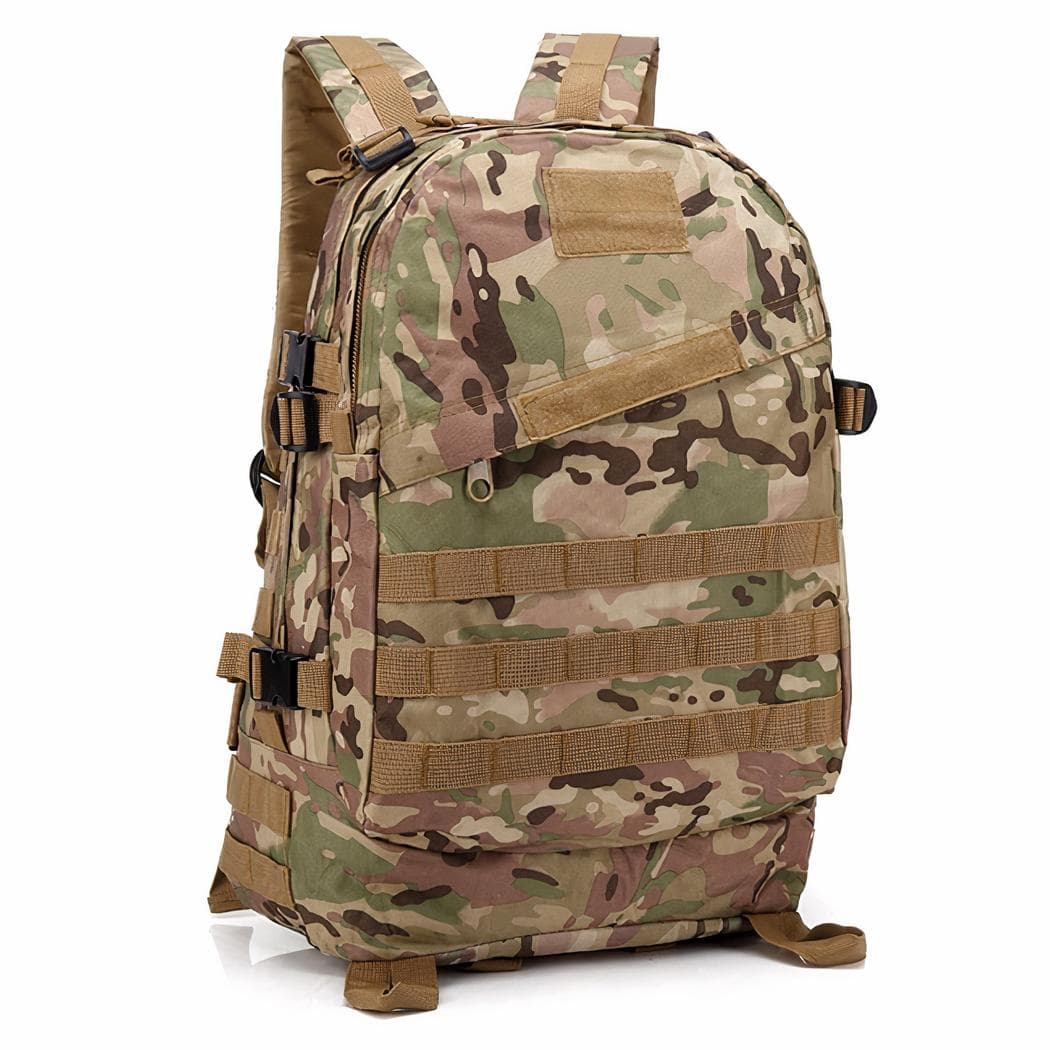 Sac à dos militaire de grande capacité 40L - multicolore