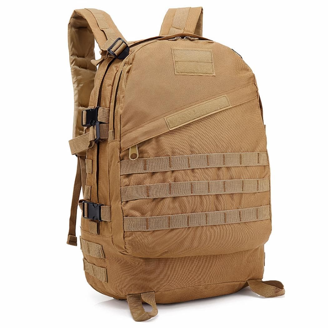 Sac à dos militaire de grande capacité 40L - beige