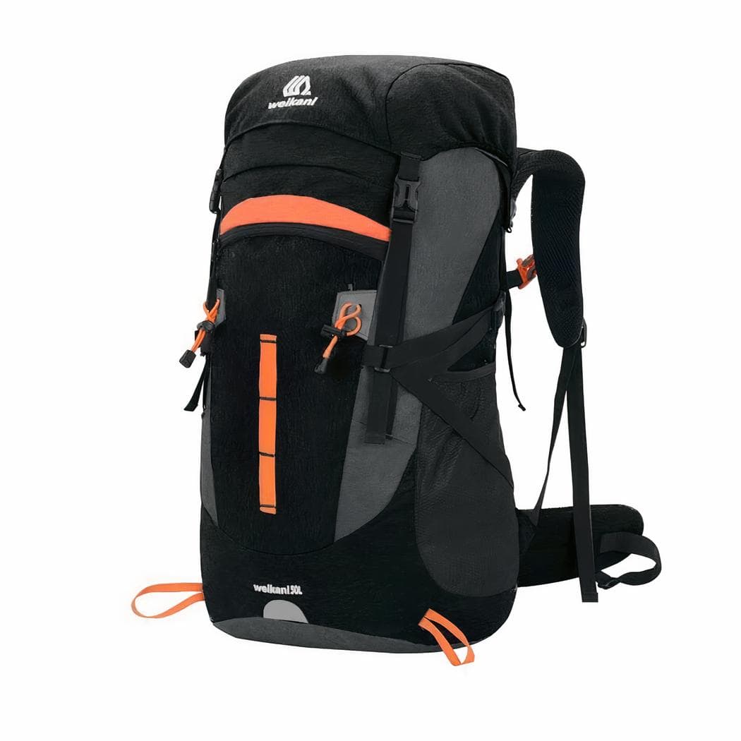 Sac à dos de ski grande taille de 50L - noir