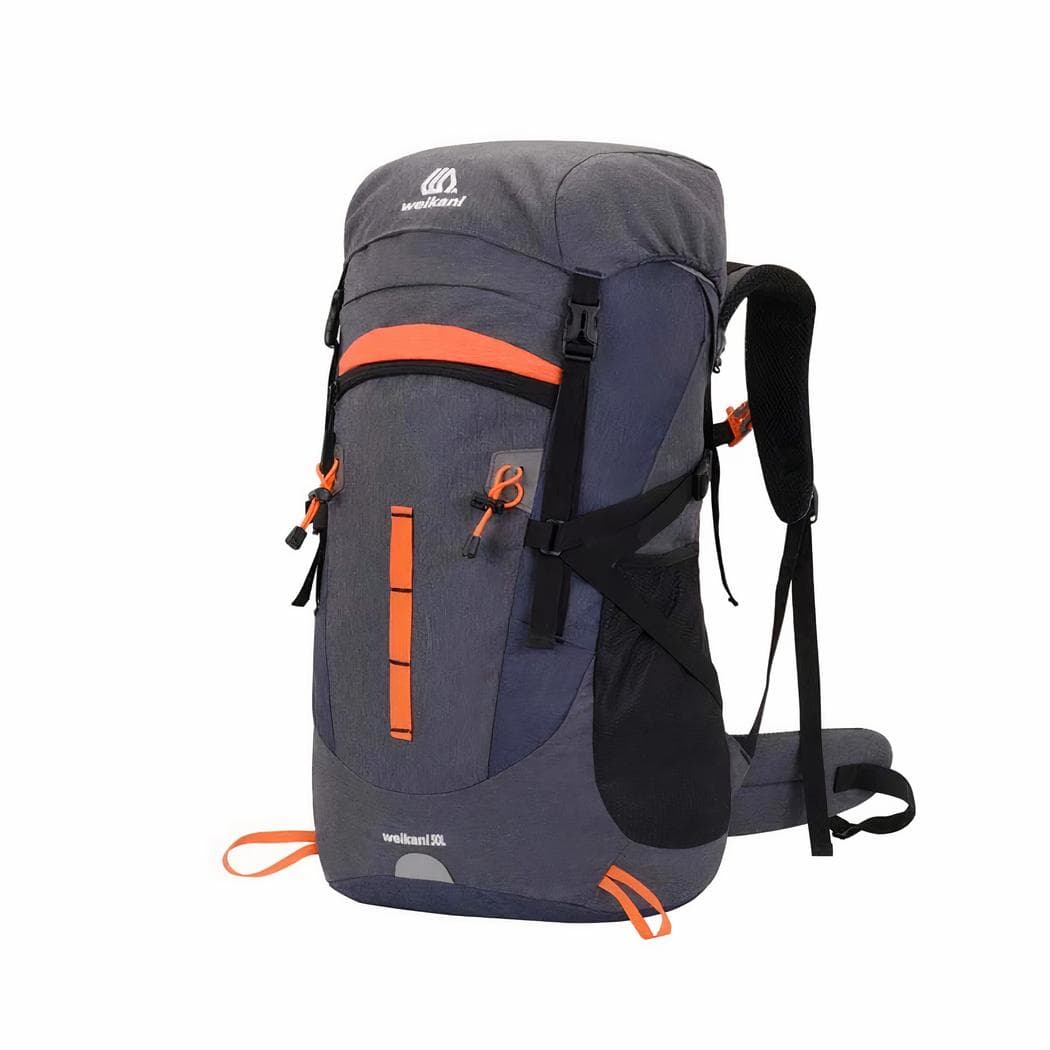 Sac à dos de ski grande taille de 50L - gris
