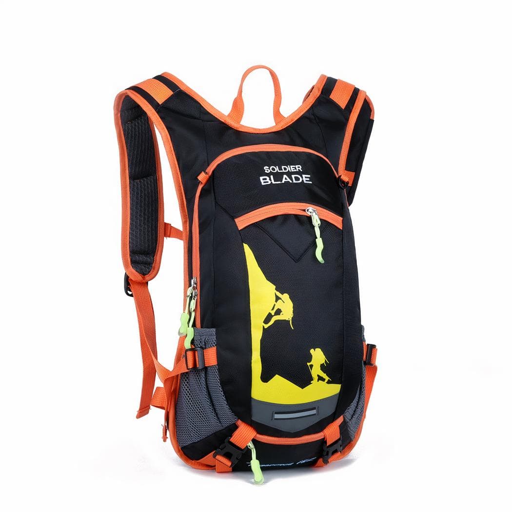 Sac à dos étanche de 18l pour le ski et les sports d'hiver - orange