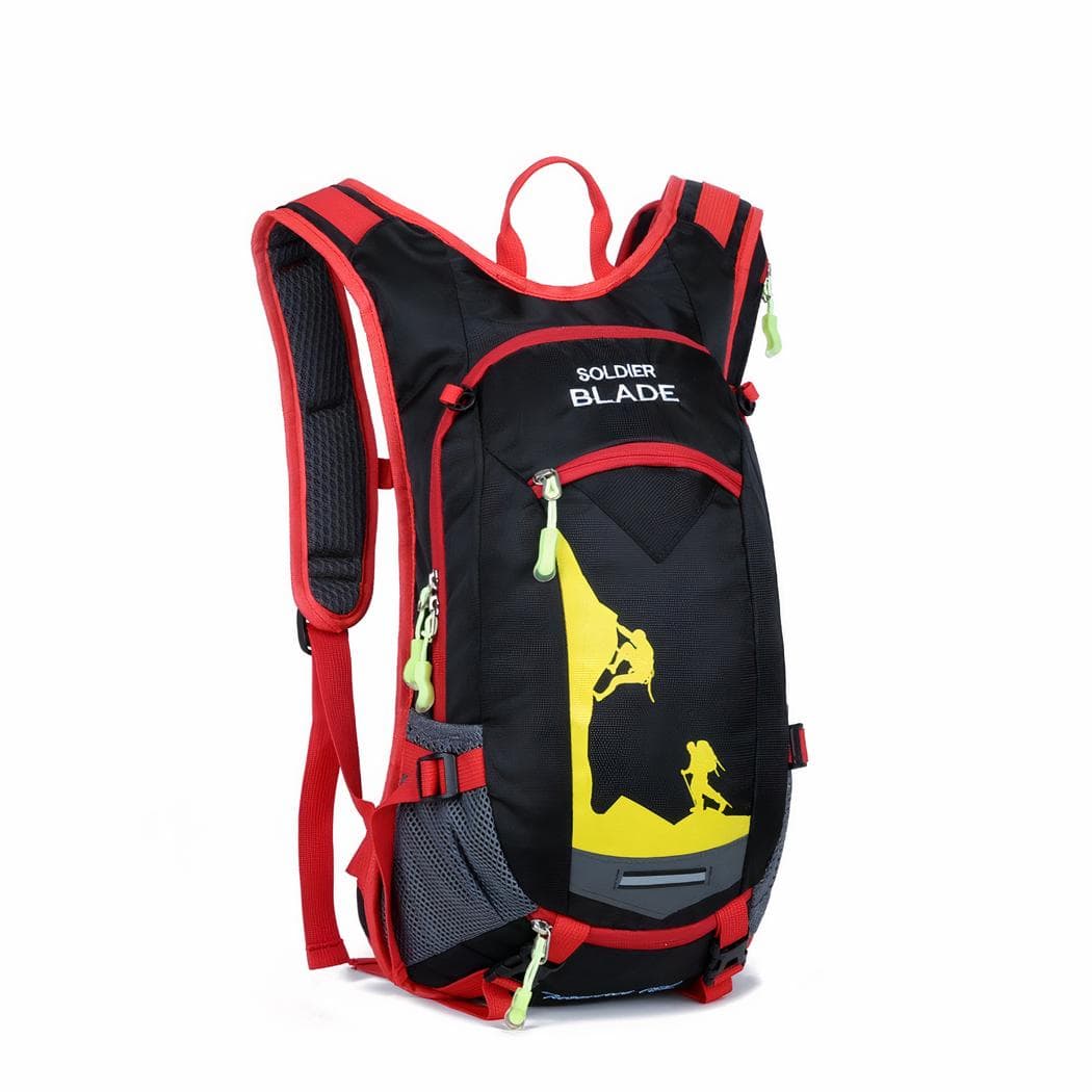 Sac à dos étanche de 18l pour le ski et les sports d'hiver - rouge