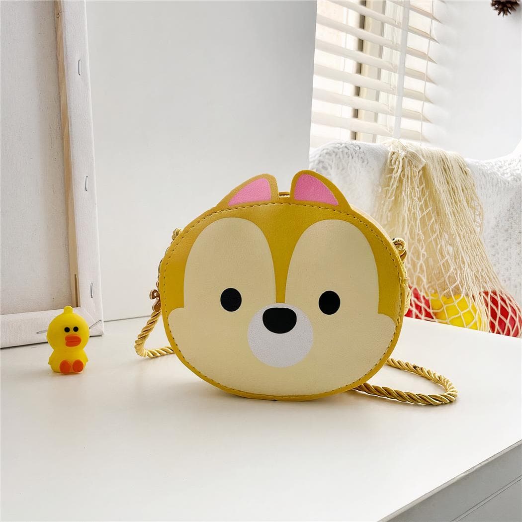 Sac à bandoulière petit animal mignon - jaune