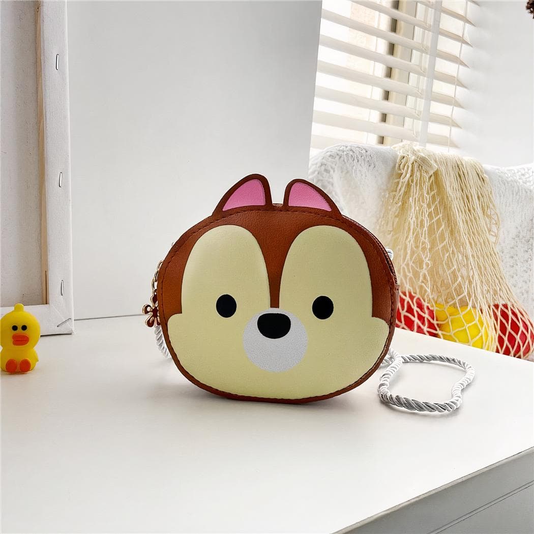Sac à bandoulière petit animal mignon - marron
