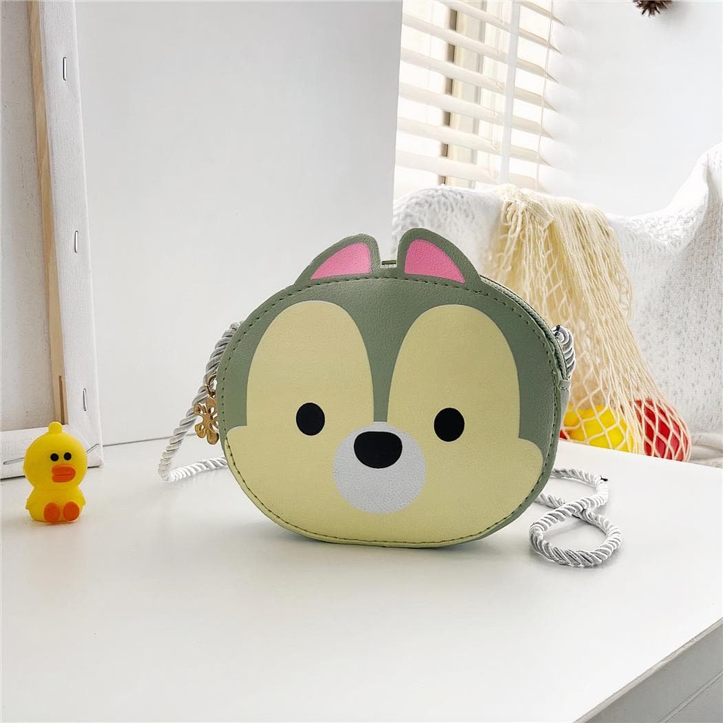 Sac à bandoulière petit animal mignon - vert