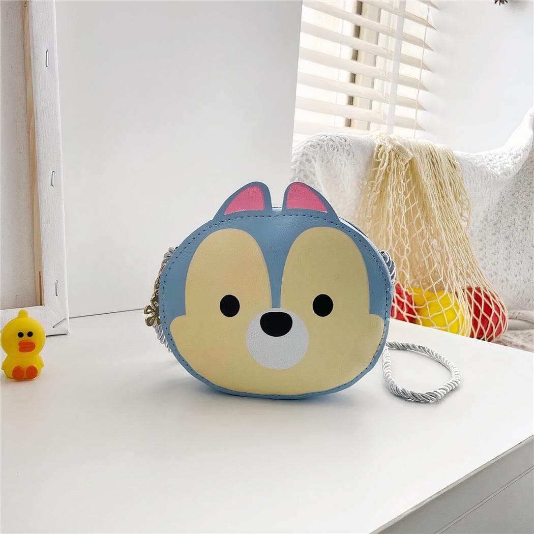 Sac à bandoulière petit animal mignon - bleu