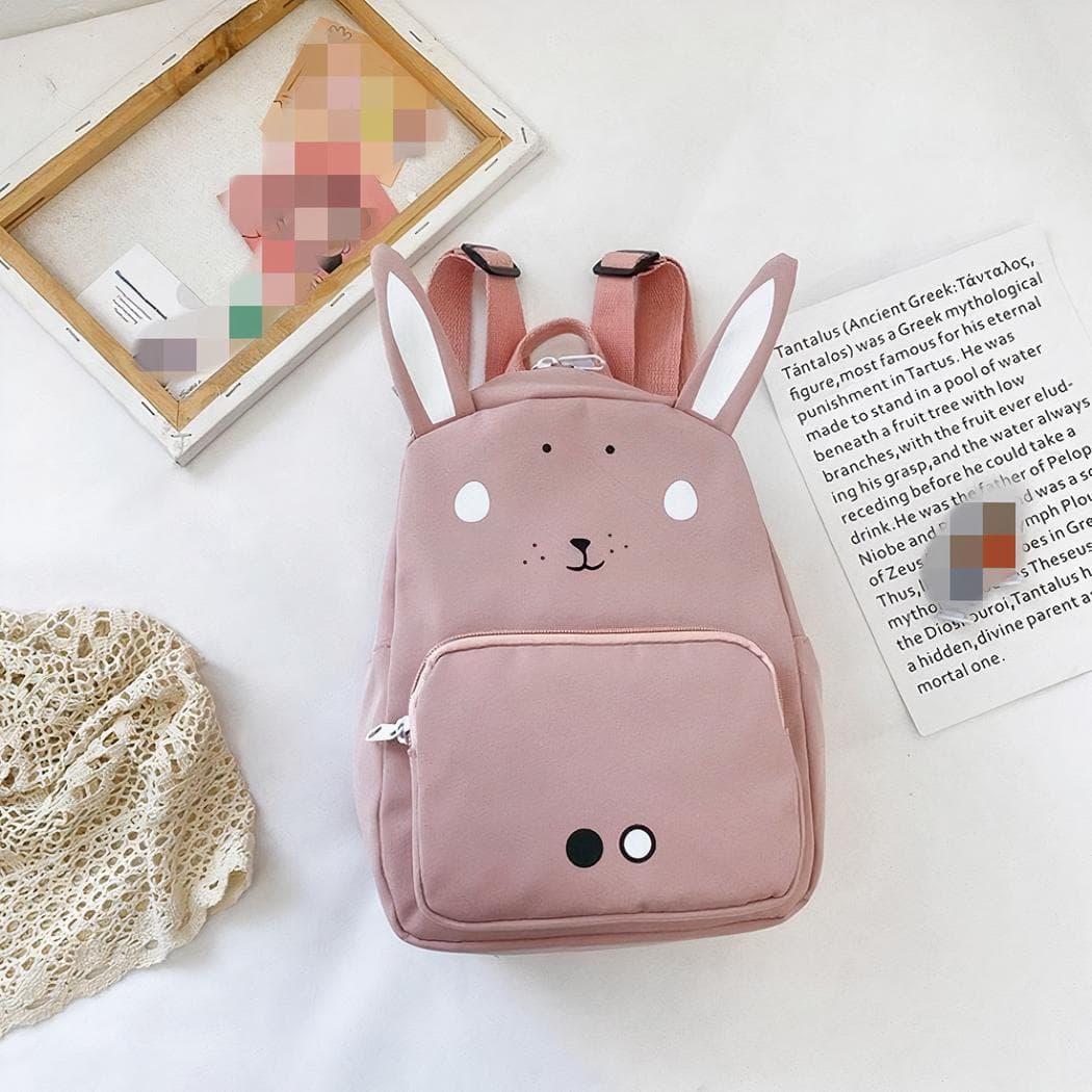 Sac à dos aux motifs d'animaux colorés - violet