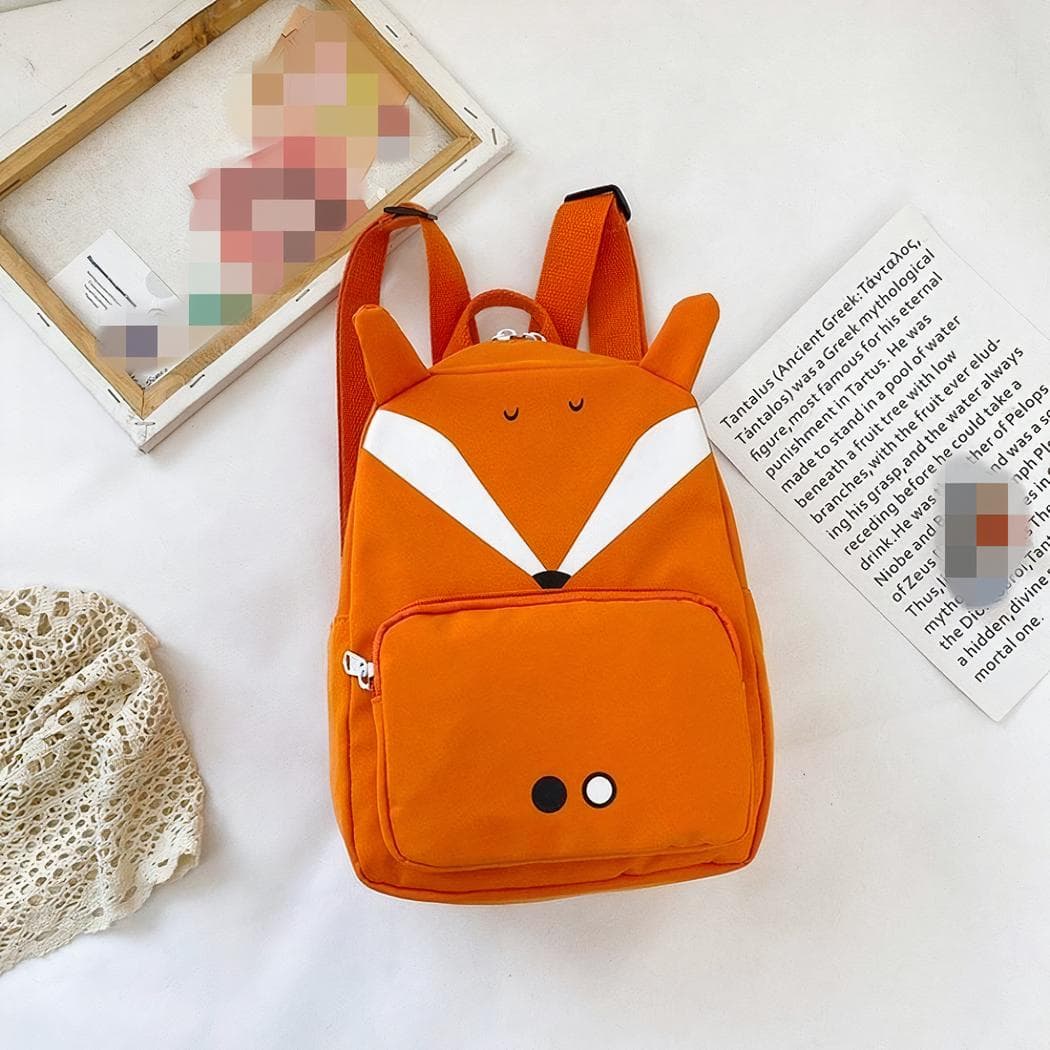 Sac à dos aux motifs d'animaux colorés - orange