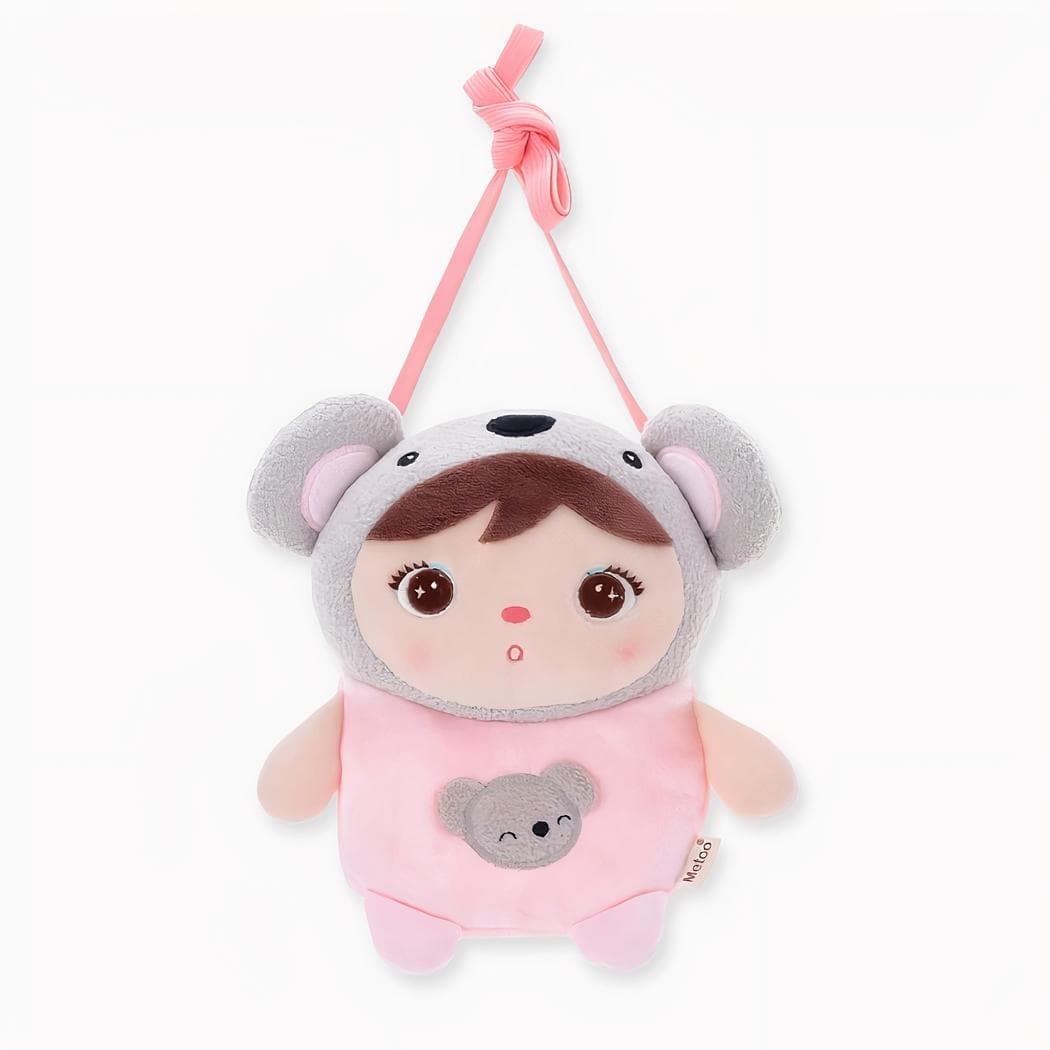 Sac à dos en peluche pour filles