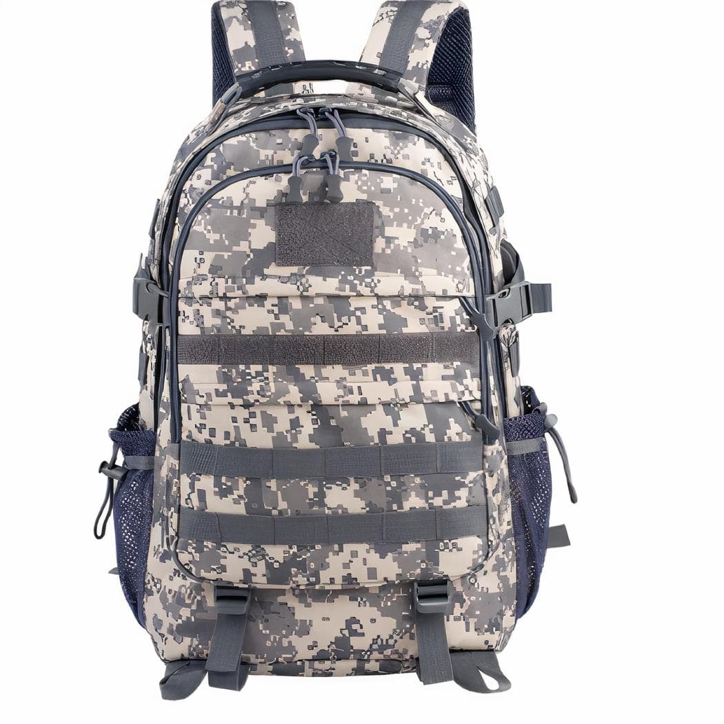 Sac à dos militaire de grande capacité et étanche - gris