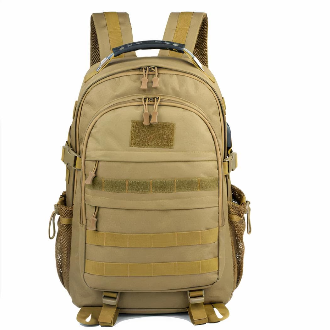 Sac à dos militaire de grande capacité et étanche - marron
