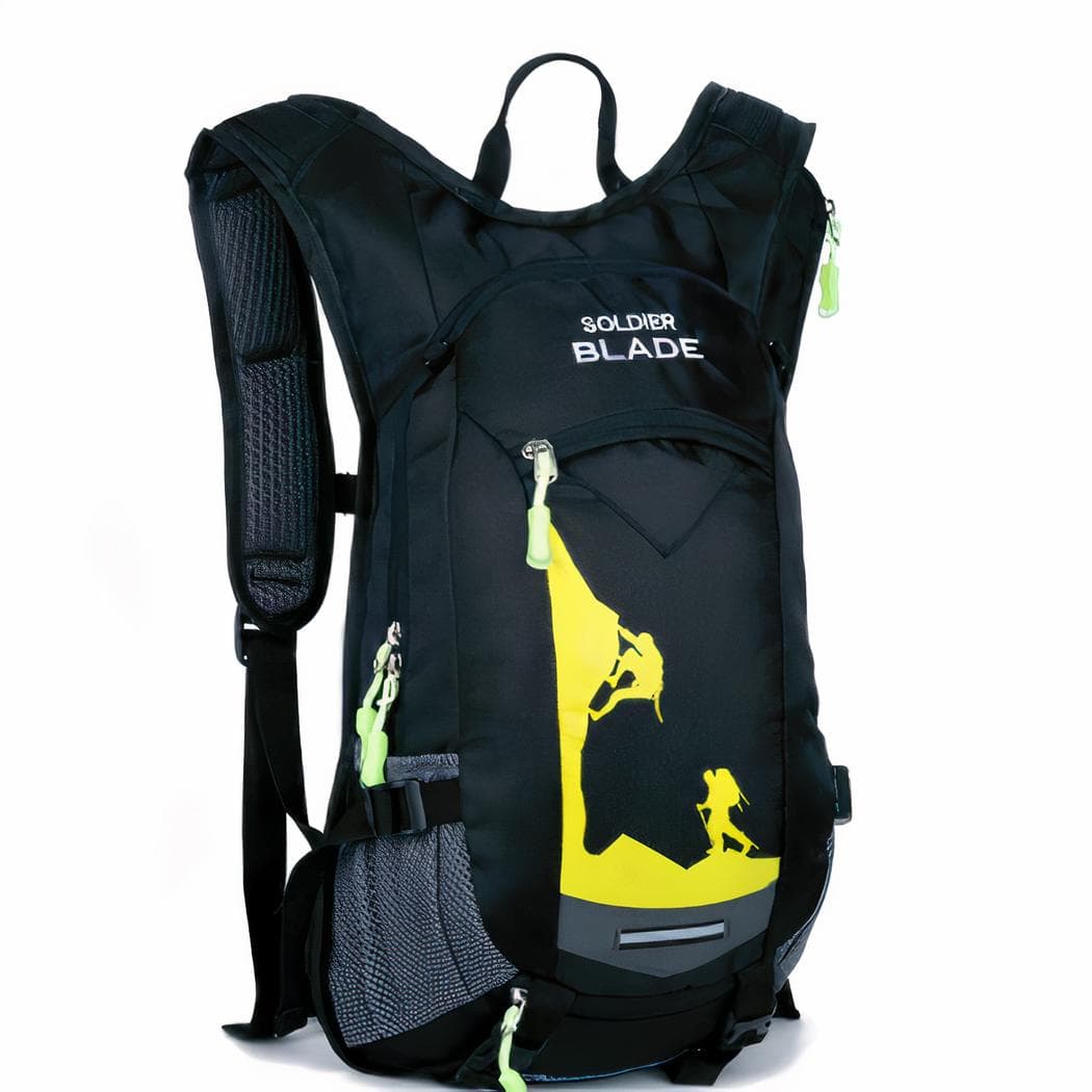 Sac à dos étanche de 18l pour le ski et les sports d'hiver - noir