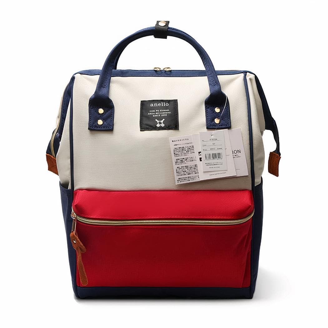 Sac à dos d'école spacieux pour femme - rouge,m