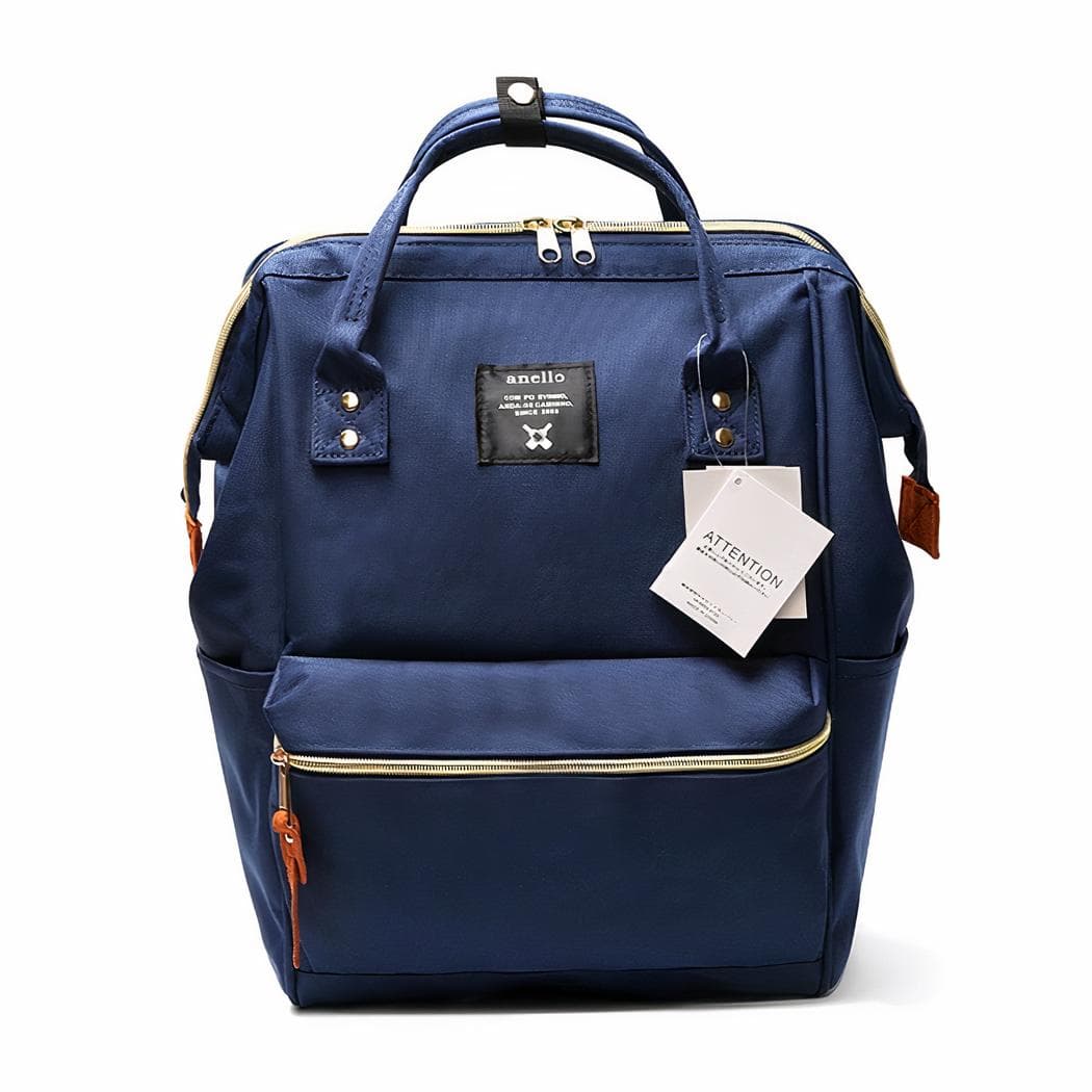 Sac à dos d'école spacieux pour femme - bleu,s