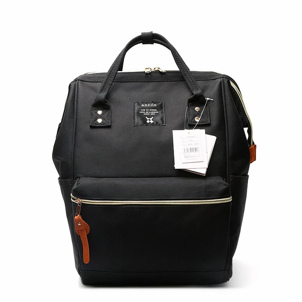 Sac à dos d'école spacieux pour femme - noir,s