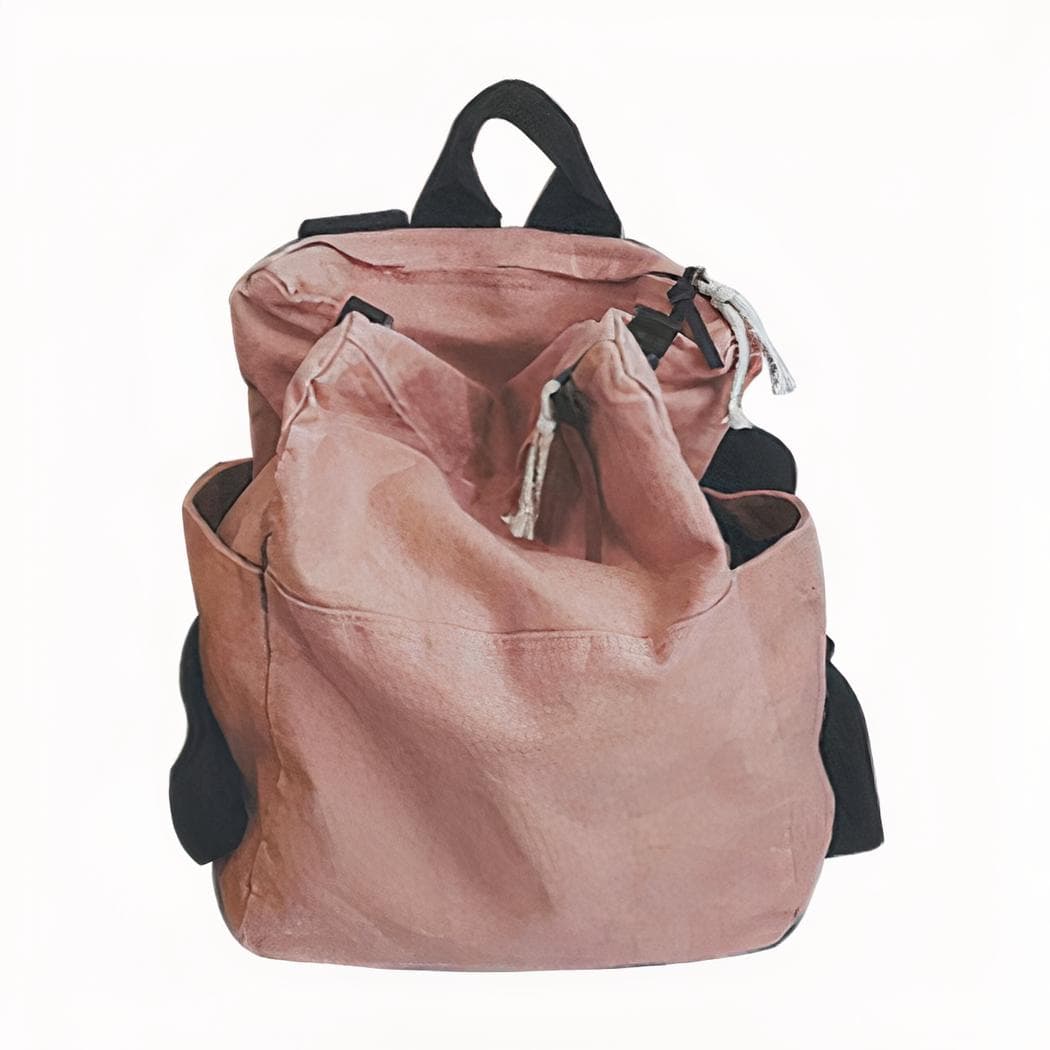Sac à dos de voyage en toile - rose
