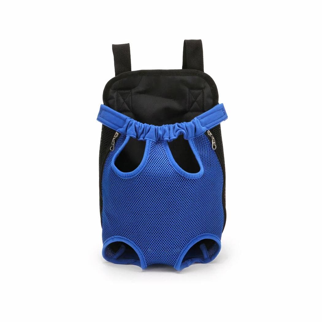 Sac à dos kangourou réglable pour chien - bleu,s